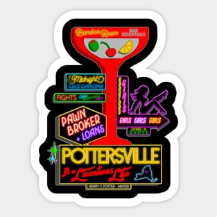 Pottersville (In Color) Sticker